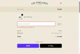 Los Poblanos coupon verification screenshot