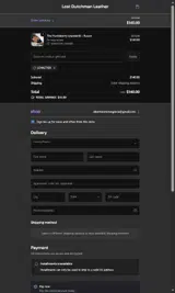 Lost Dutchman Leather coupon verification screenshot