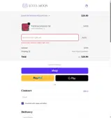Lotus Moon coupon verification screenshot