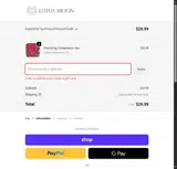 Lotus Moon coupon verification screenshot