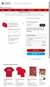 25OFF75 coupon verification screenshot
