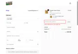 Louisville Vegan Jerky Company coupon verification screenshot