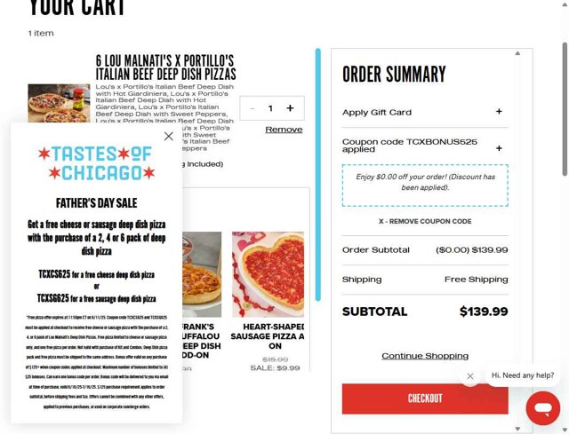 Lou Malnati's Promo Codes (1 Verified) - $15 Off Jun 2025