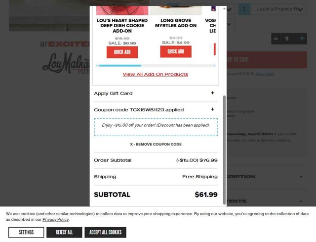 Lou Malnati's Promo Codes (2 Verified) - $15 Off May 2025