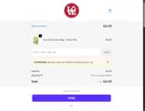 LOVE Bags coupon verification screenshot