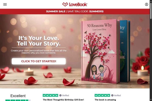 LoveBook Online checkout page showing LoveBook Online coupon code box | Screenshot taken by SimplyCodes community member on Jun 21, 2025