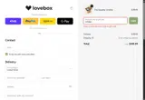 Love Box coupon verification screenshot