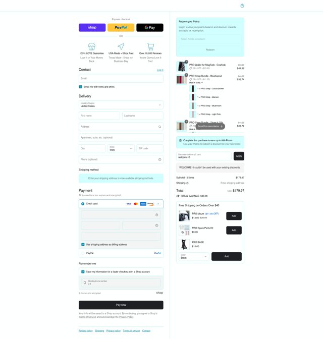 LoveHandle checkout page showing LoveHandle discount code box | Screenshot taken by SimplyCodes community member on Sep 2, 2025