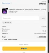 HELLO15 coupon verification screenshot