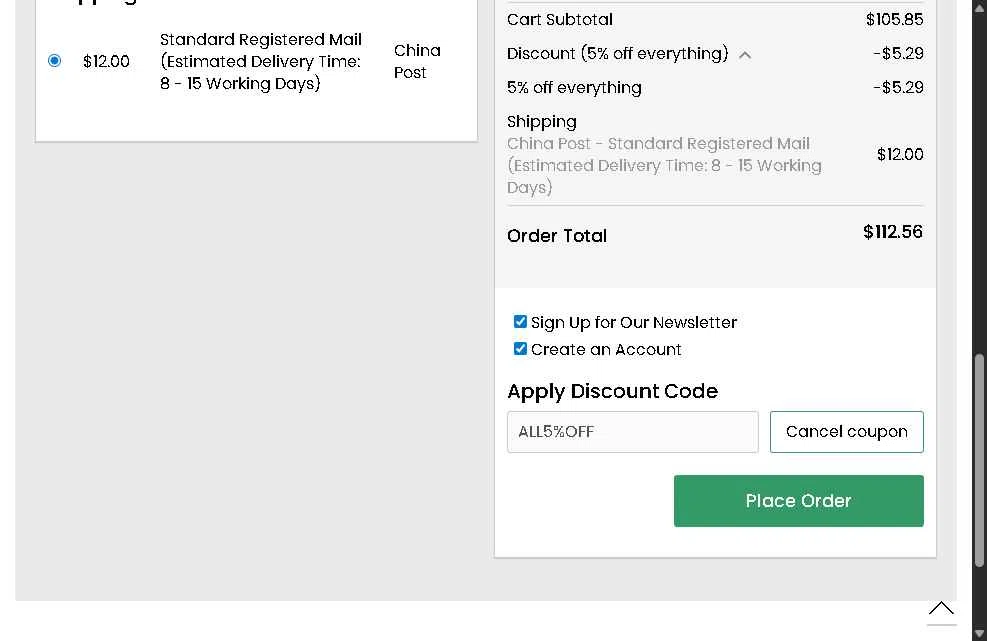 LPScreen checkout page showing LPScreen promo code box | Screenshot taken by SimplyCodes community member on Jul 13, 2025