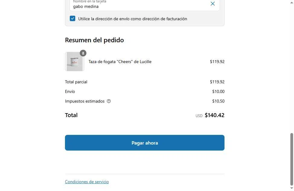 Lucille's Smokehouse BBQ checkout page showing Lucille's Smokehouse BBQ promo code box | Screenshot taken by SimplyCodes community member on May 7, 2025