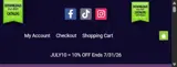 Luck Shop coupon verification screenshot