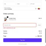 Lucky Goat Coffee coupon verification screenshot