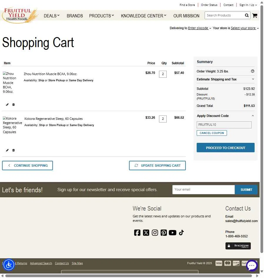 LuckyVitamin checkout page showing LuckyVitamin promo code box | Screenshot taken by SimplyCodes community member on Dec 4, 2025