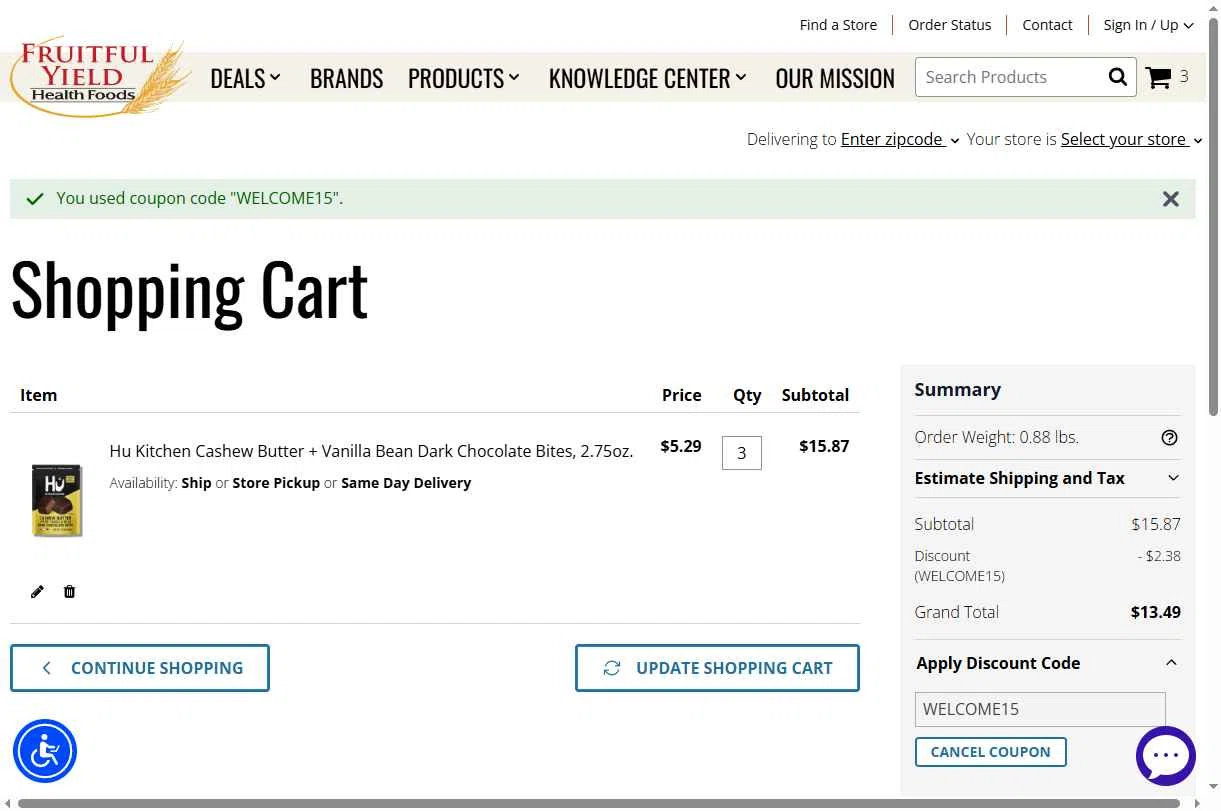 LuckyVitamin checkout page showing LuckyVitamin promo code box | Screenshot taken by SimplyCodes community member on Dec 22, 2025