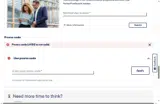 Lufthansa coupon verification screenshot
