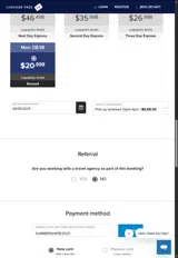 Luggage Free coupon verification screenshot