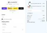 Luminess Beauty coupon verification screenshot