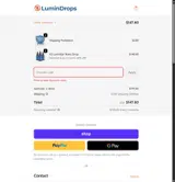 LuminEye coupon verification screenshot