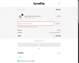 LUNETTEBLACKFRIDAY25 coupon verification screenshot