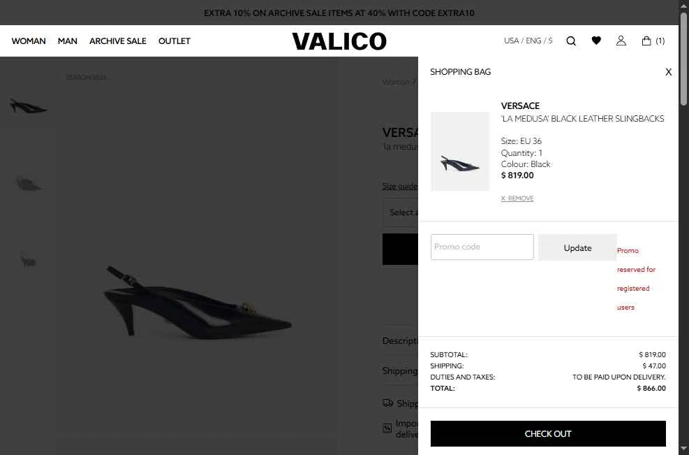 Lungolivigno Fashion checkout page showing Lungolivigno Fashion promo code box | Screenshot taken by SimplyCodes community member on Jan 2, 2026