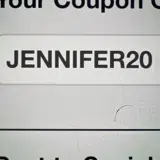 JENNIFER20 coupon verification screenshot