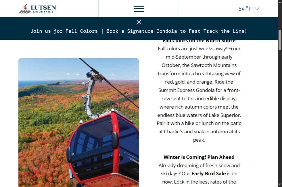 Lutsen Mountains checkout page showing Lutsen Mountains promo code box | Screenshot taken by SimplyCodes community member on Oct 17, 2025