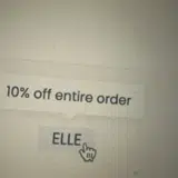 Elle coupon verification screenshot
