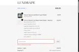 LUXDRAPE coupon verification screenshot