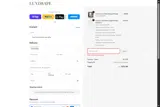 LUXDRAPE coupon verification screenshot