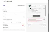 LUXDRAPE coupon verification screenshot