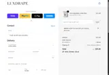 LUXDRAPE coupon verification screenshot