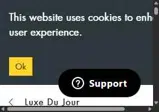 LUXEBF coupon verification screenshot