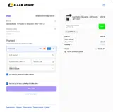 LUXPRO15 coupon verification screenshot
