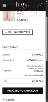 jx15 coupon verification screenshot