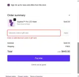 NEWYEAR25 coupon verification screenshot