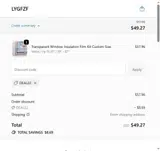 LYGFZF coupon verification screenshot