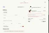 Lyons Leather Co. coupon verification screenshot