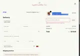 Lyons Leather Co. coupon verification screenshot