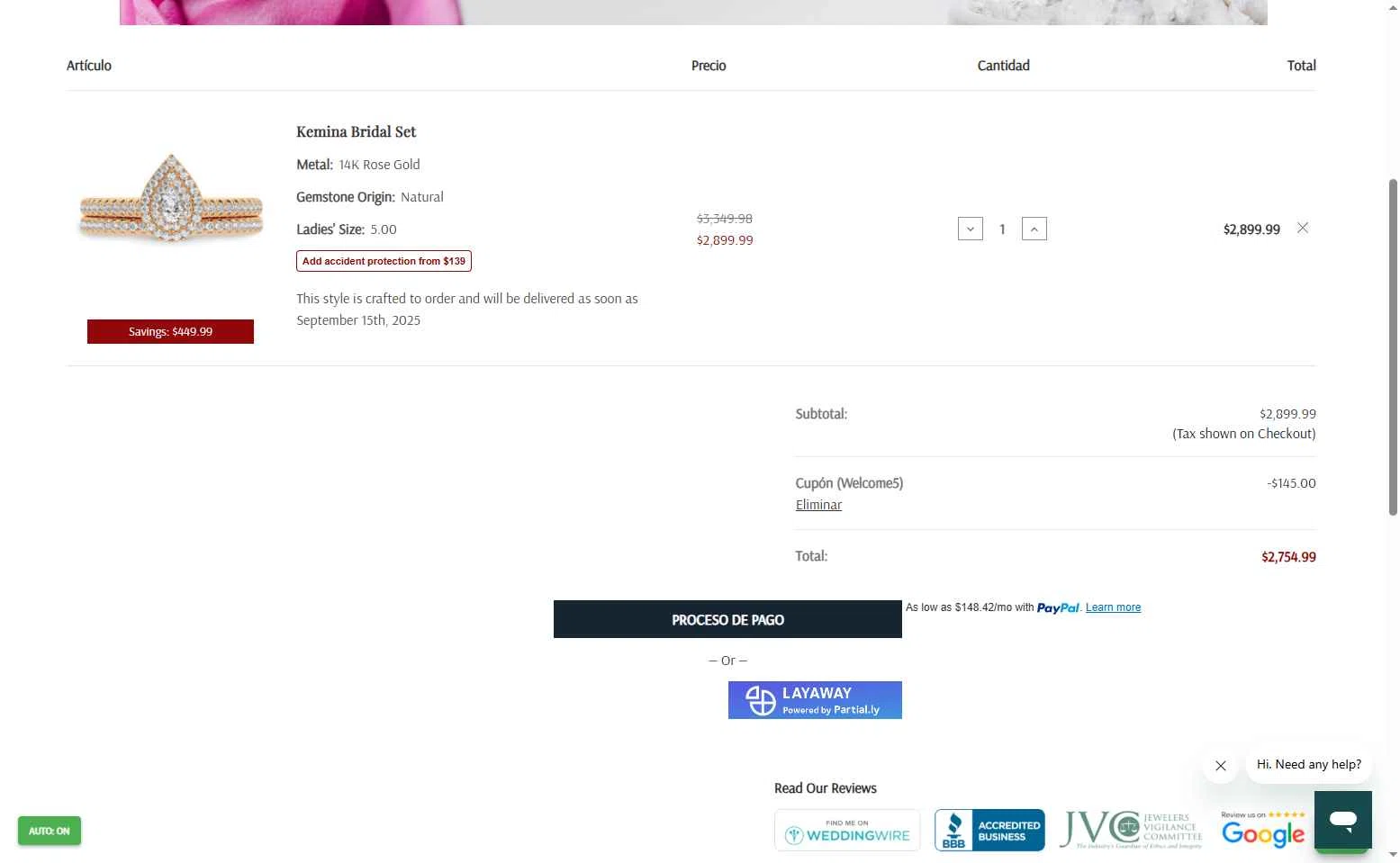 Mabel & Main checkout page showing Mabel & Main promo code box | Screenshot taken by SimplyCodes community member on Aug 29, 2025