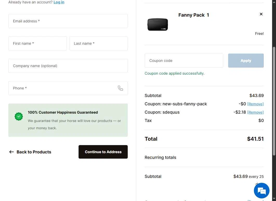 Mad Barn checkout page showing Mad Barn coupon code box | Screenshot taken by SimplyCodes community member on Dec 4, 2025