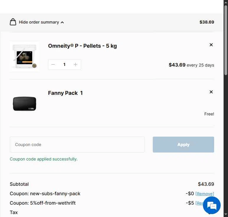 Mad Barn checkout page showing Mad Barn coupon code box | Screenshot taken by SimplyCodes community member on Dec 23, 2025