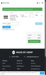 CHIEF10 coupon verification screenshot