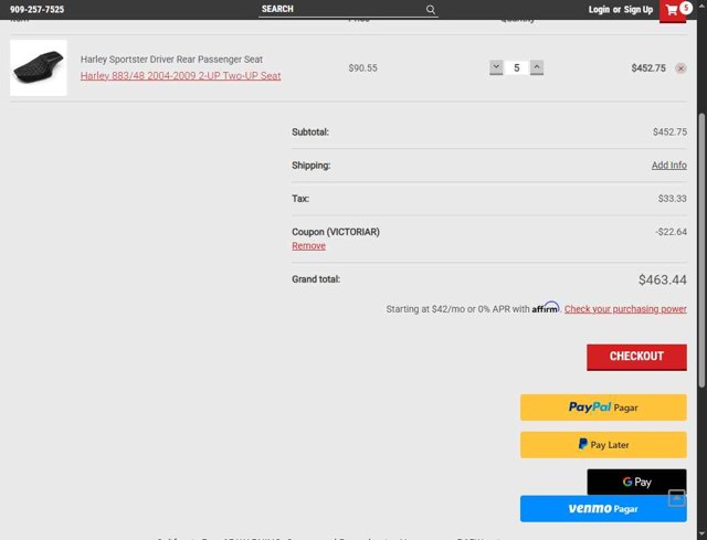 Mad Hornets checkout page showing Mad Hornets promo code box | Screenshot taken by SimplyCodes community member on Sep 2, 2025