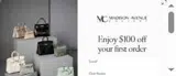 NEWVIP coupon verification screenshot