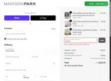 Madison Park 2010 coupon verification screenshot