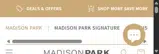 Madison Park 2010 coupon verification screenshot
