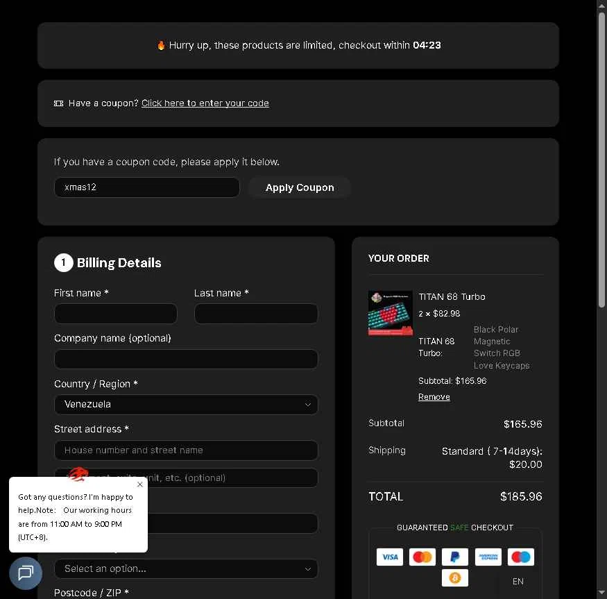 Madlions checkout page showing Madlions coupon code box | Screenshot taken by SimplyCodes community member on Feb 4, 2026