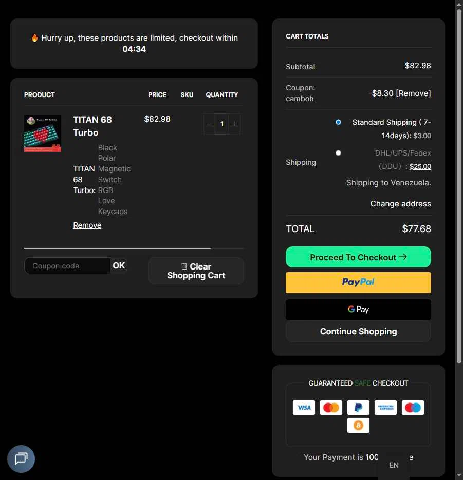 Madlions checkout page showing Madlions coupon code box | Screenshot taken by SimplyCodes community member on Jan 22, 2026