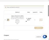 lesbialopez coupon verification screenshot